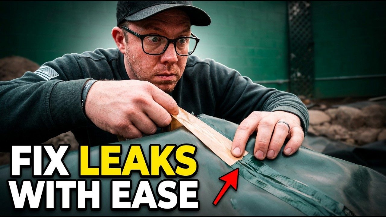 Pond Liner Seams and Cheap Liners: Why Ponds Leak and How Pros Prevent It