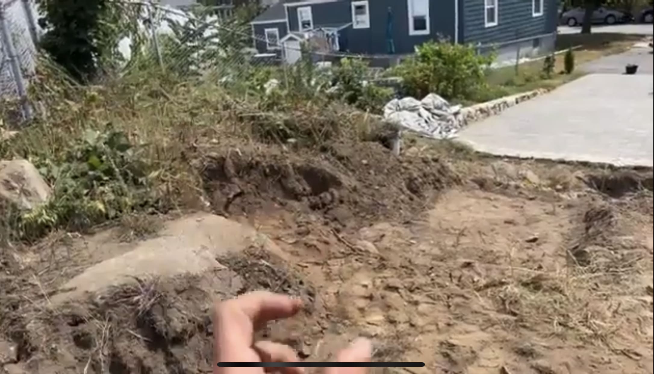 This hillside is a pond builders dream