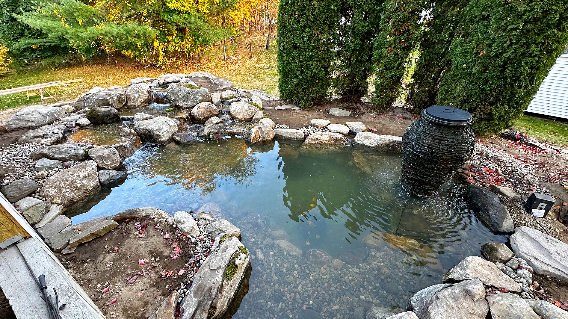 Natural Boulder Retaining Wall