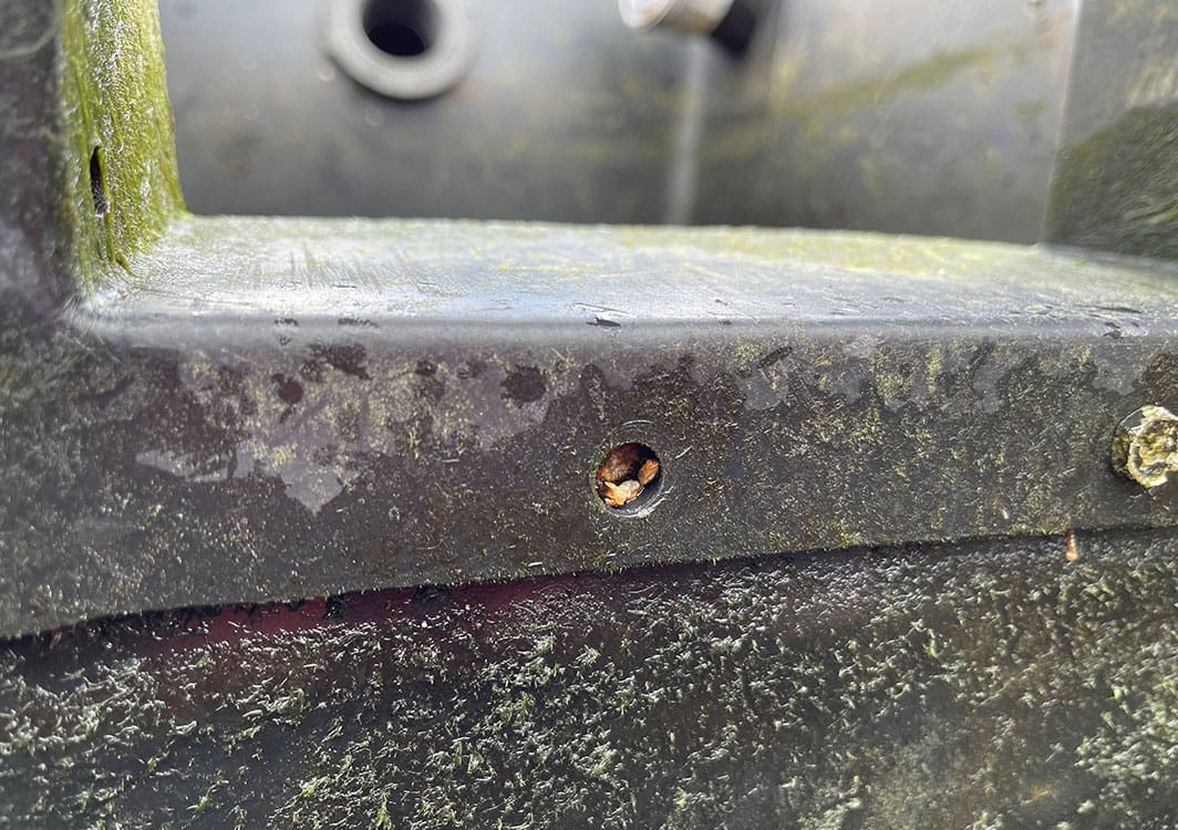Locating a liner leak in an existing backyard pond