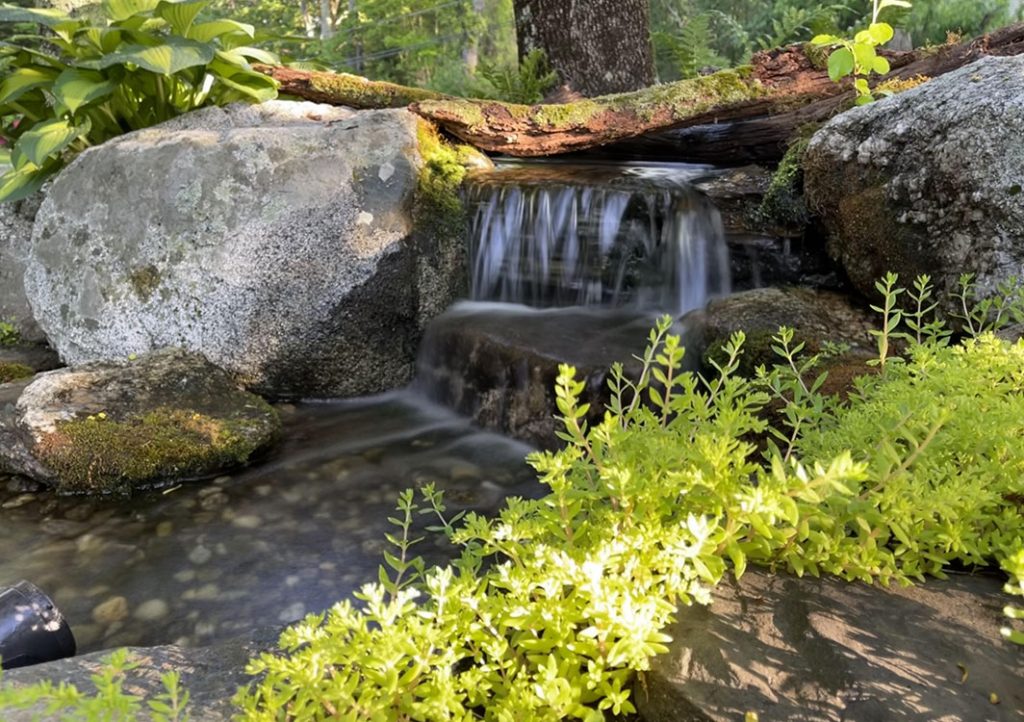 Ponds, pondless water features, fountainscapes, and high-end aquatic landscaping for Massachusetts and beyond