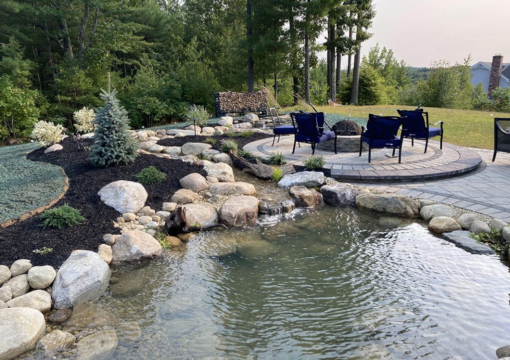 Ponds, pondless water features, fountainscapes, and high-end aquatic landscaping for Massachusetts and beyond